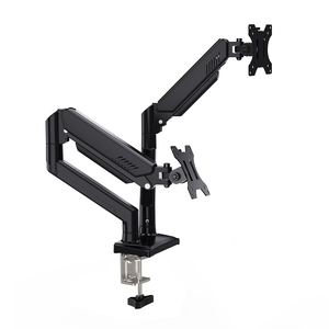 13''-34'' Dual Monitor Arm LCD Wholesale Computer Multi Monitor Stand Cheap Gas Spring Monitor Mount