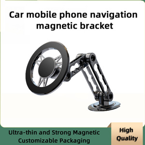 Strong Magnet Magnetic Phone Holder, 360 Rotatable Zinc Alloy Flexible Phone Mount