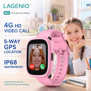 LAGENIO K3 4G Kids Smart Watch With SIM Card 1.7 Inch TFT Video Call IP68 Waterproof GPS WIFI LBS A-GPS CE Smart Watch For Kids