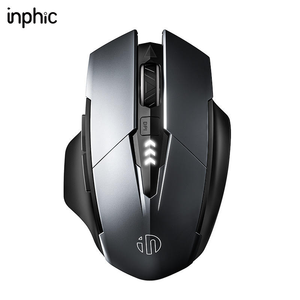 INPHIC A1 6-Button Ergonomic Wireless Mouse USB 2.4G Rechargeable Silent Operation